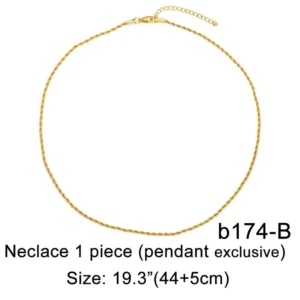 Fashion Zircon Letter Hip Hop Men’s And Women’s Copper Necklace