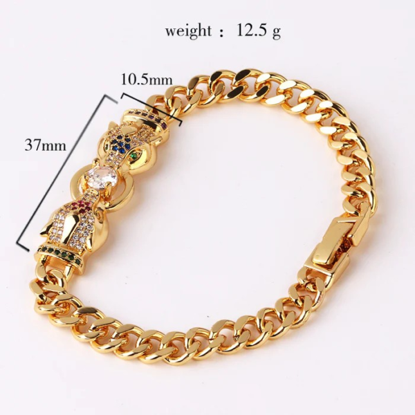 Zircon Electroplating Bracelets -Blue+Rose Zirconium - Image 3